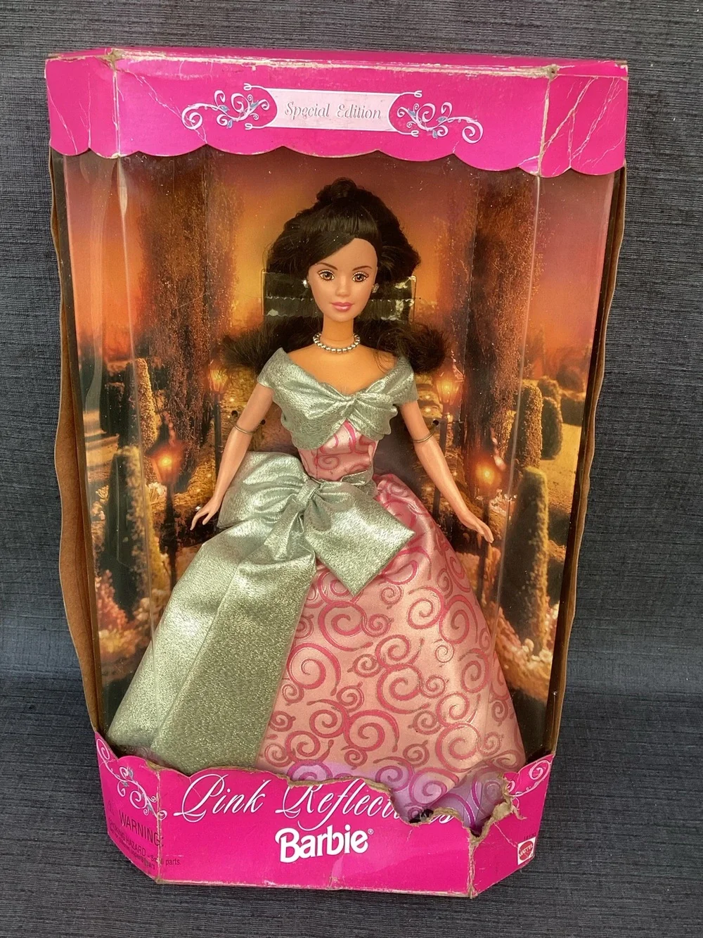 Pink Reflections Barbie Special Edition 1997 Mattel 19130 Brunette New